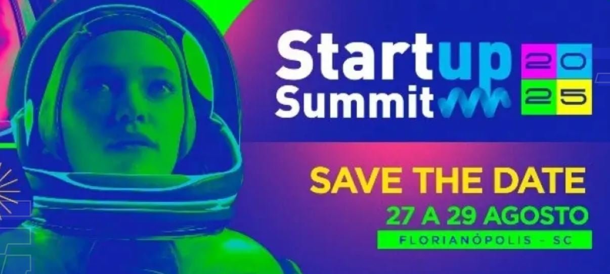 Startup Summit 2025 espera 10 mil participantes presenciais em Florianópolis - Imagem do artigo