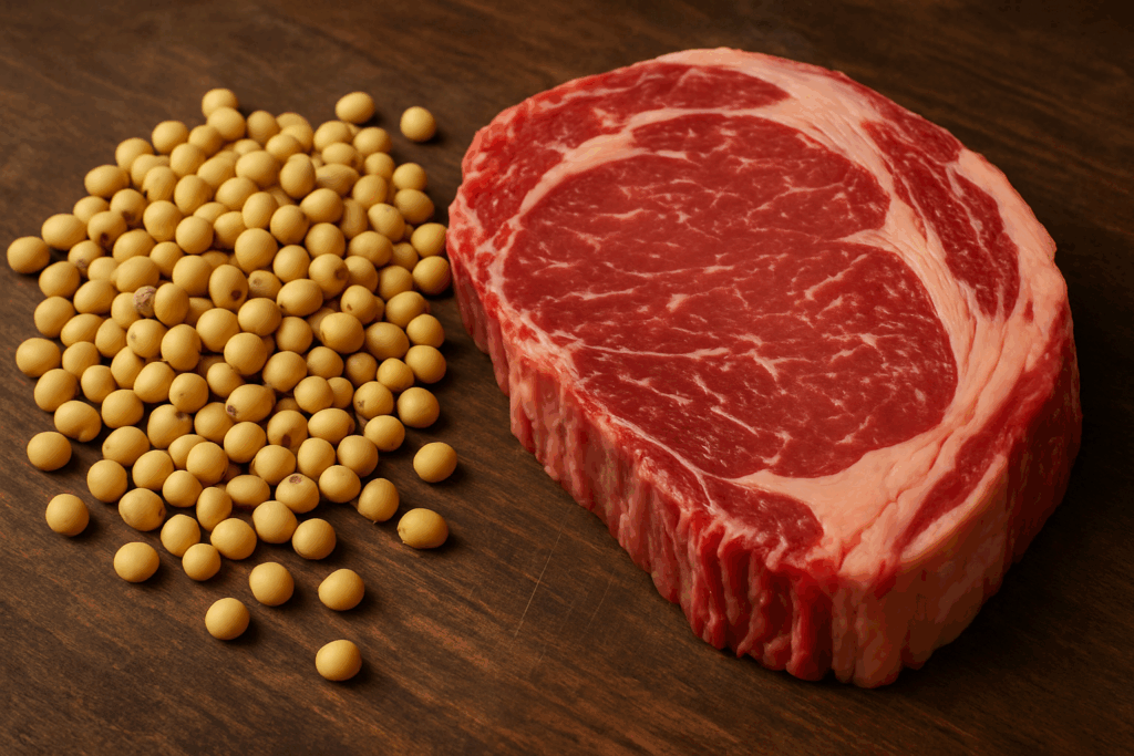 Embarques brasileiros de soja e carne batem recorde no acumulado de janeiro a julho - Imagem do artigo original