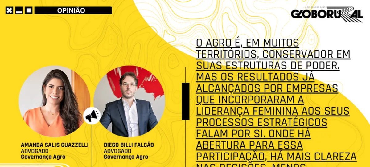 Liderança feminina fortalece governança em empresas familiares do agro - Imagem do artigo