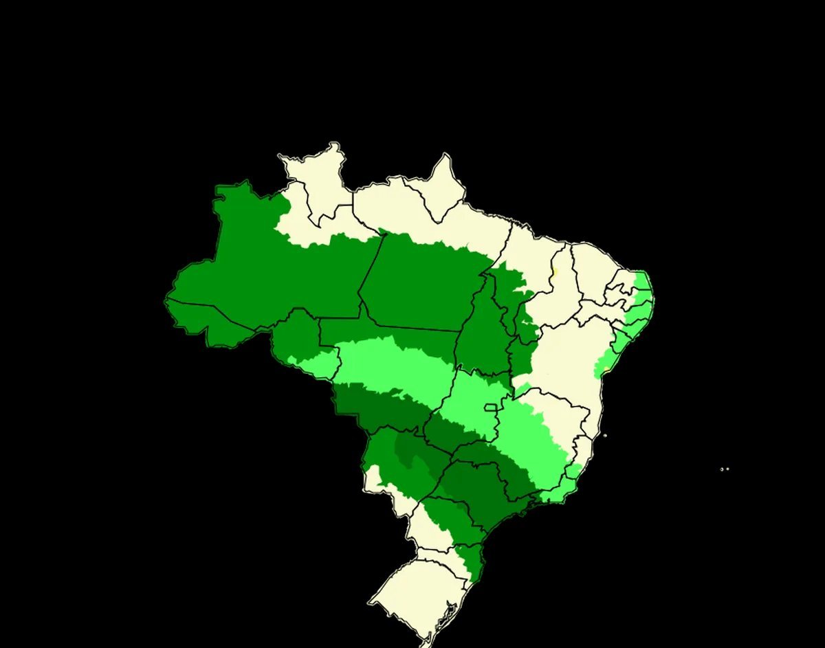 Frente fria leva chuva e derruba temperaturas no Centro-Sul a partir desta segunda (22) - Imagem do artigo