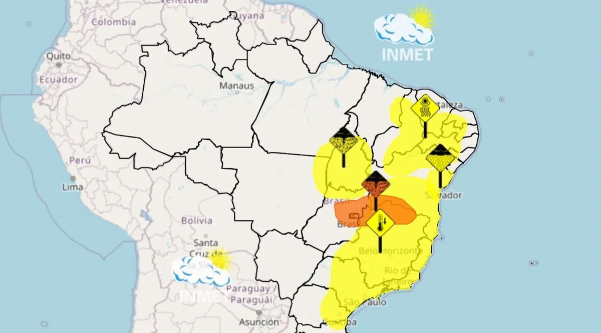 Ciclone perde força no Sul e frente fria leva temporais ao Centro-Oeste, Sudeste e Bahia - Imagem do artigo