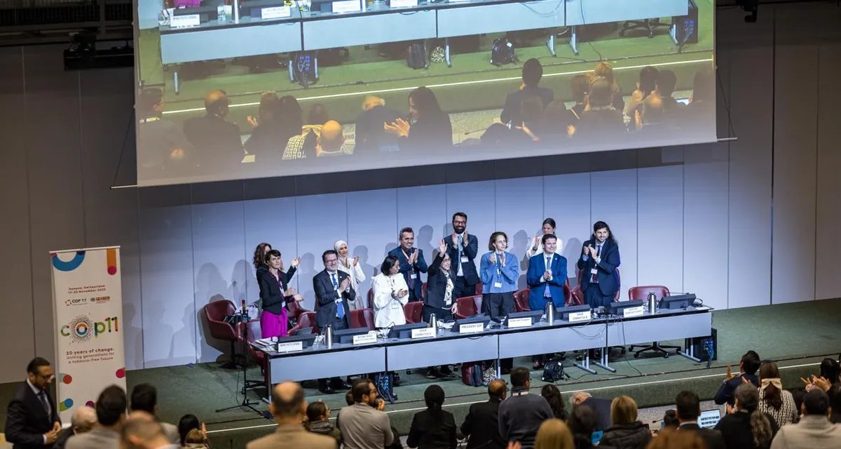 COP do Tabaco encerra 11ª sessão com novas regras ambientais e de responsabilização - Imagem do artigo