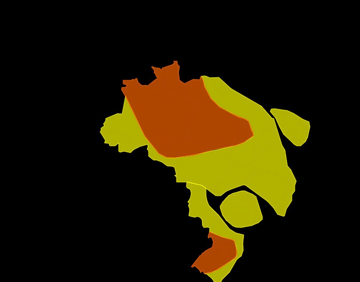 Frente fria avança e deixa grande parte do país em alerta para tempestades e baixa umidade - Imagem do artigo