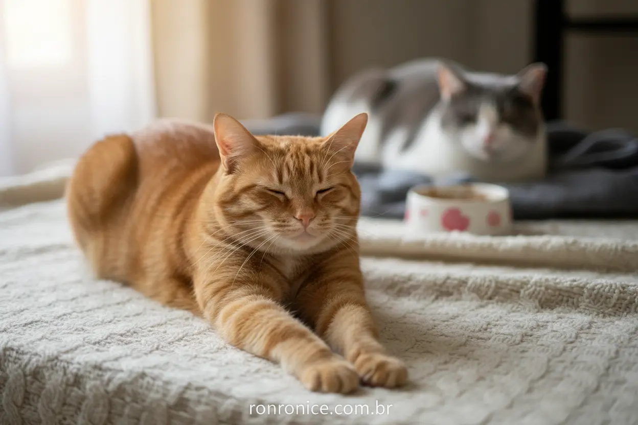 Sinais de Alimentação Felina Quantas vezes o gato deve comer por dia? Sinais de saúde.