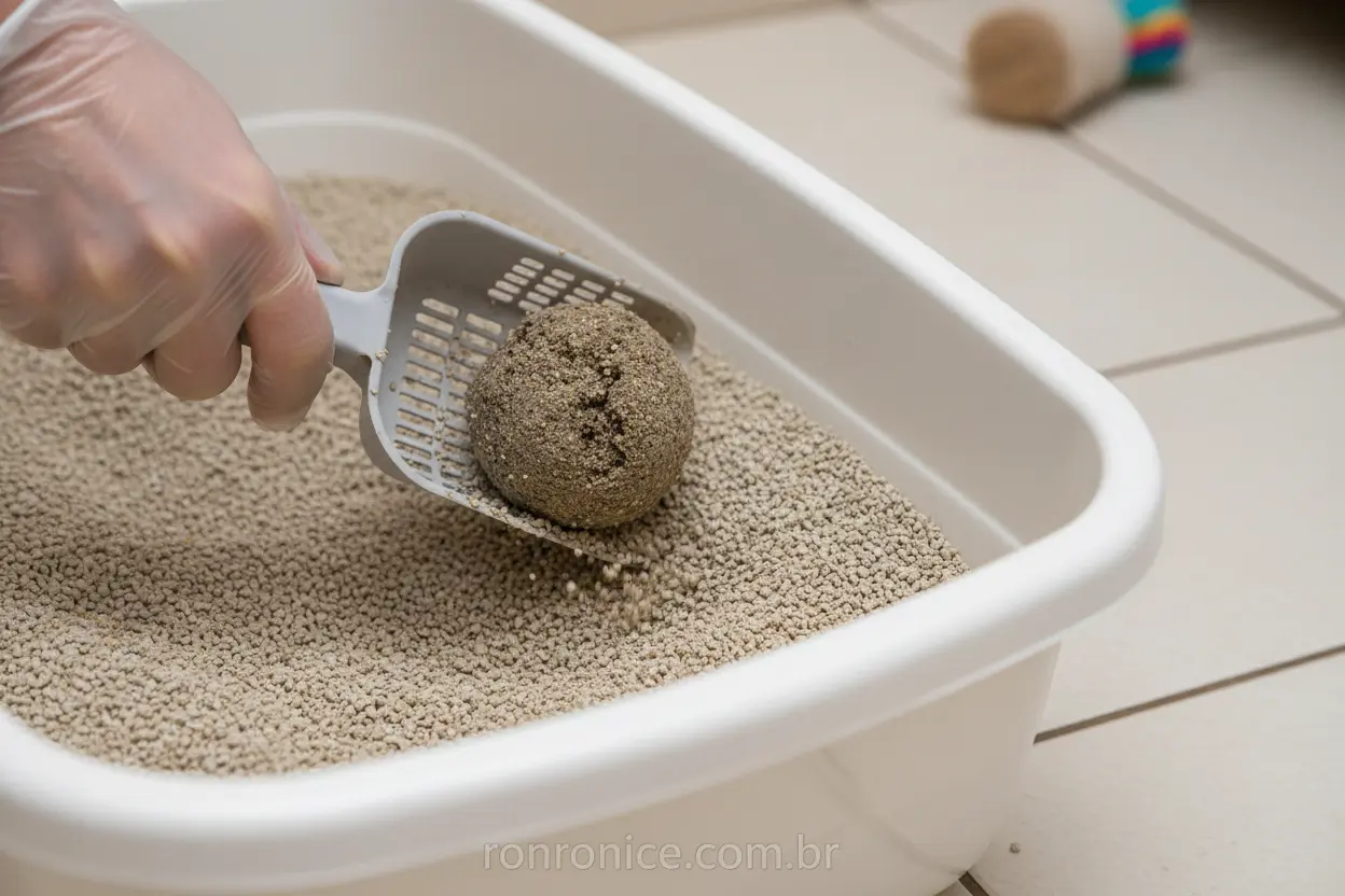 Higiene da Caixa de Areia Como usar areia para gato corretamente na limpeza
